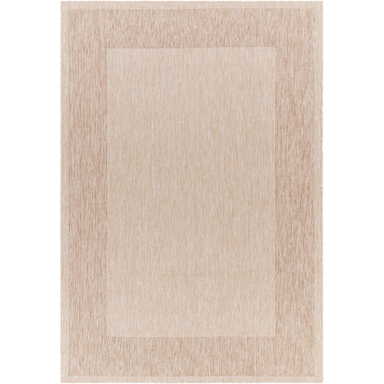 MELILLA Tapis d'Extérieur/Intérieur Aspect Jute Beige/Ivoire 160x213