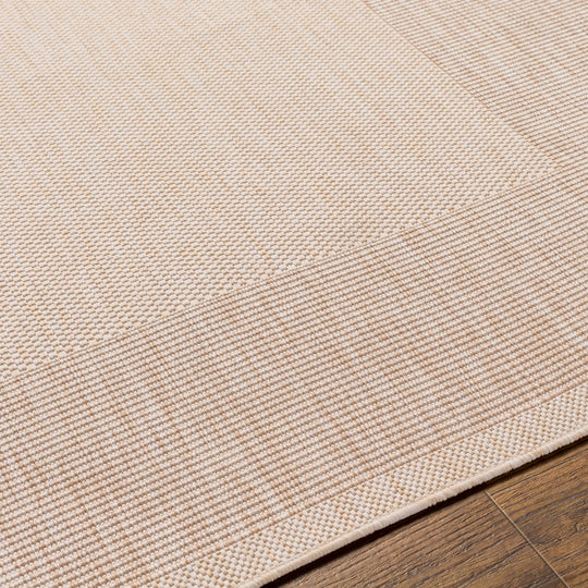MELILLA Tapis d'Extérieur/Intérieur Aspect Jute Beige/Ivoire 160x213