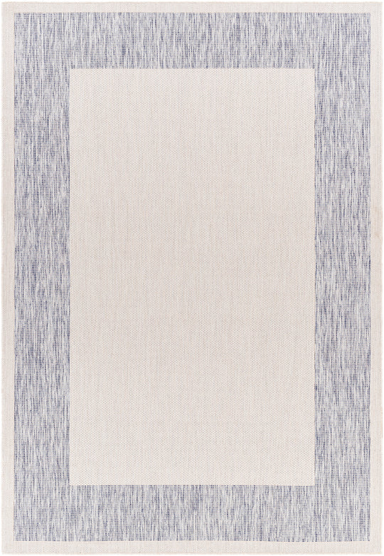 Tapis d'Extérieur/Intérieur Bleu/Ivoire Melilla