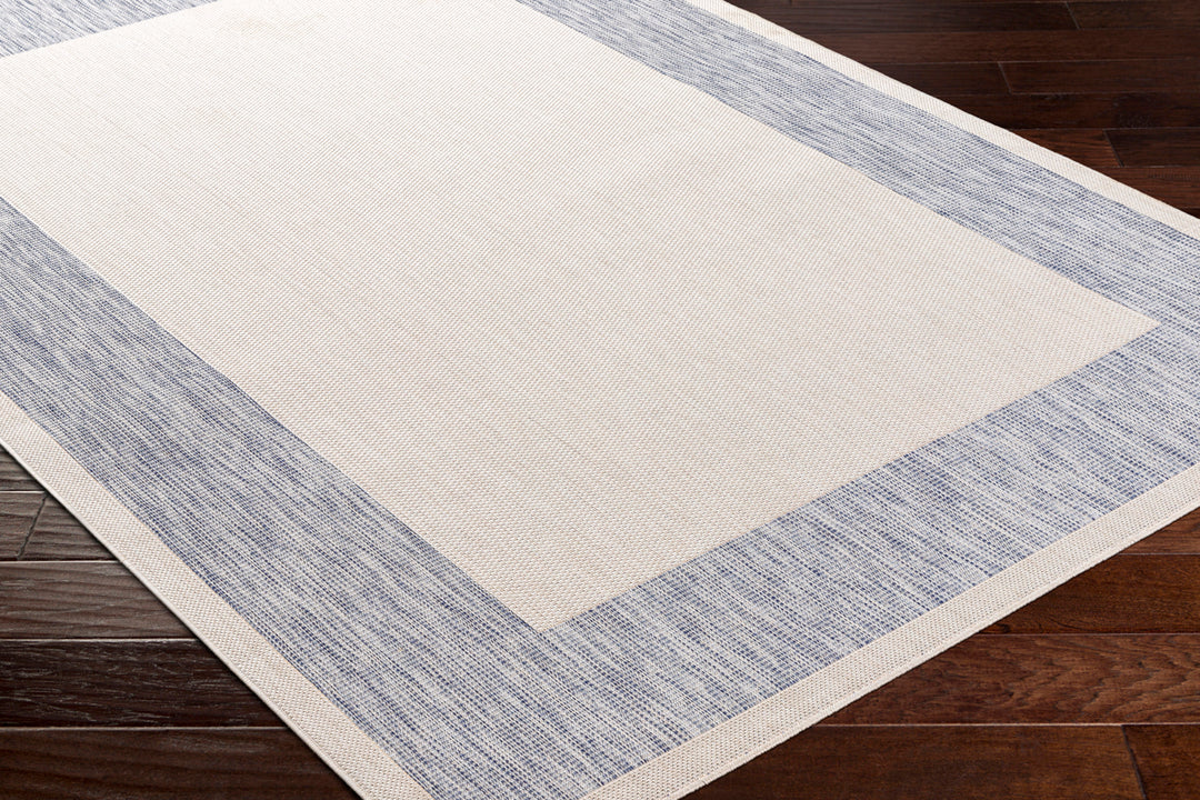 Tapis d'Extérieur/Intérieur Bleu/Ivoire Melilla