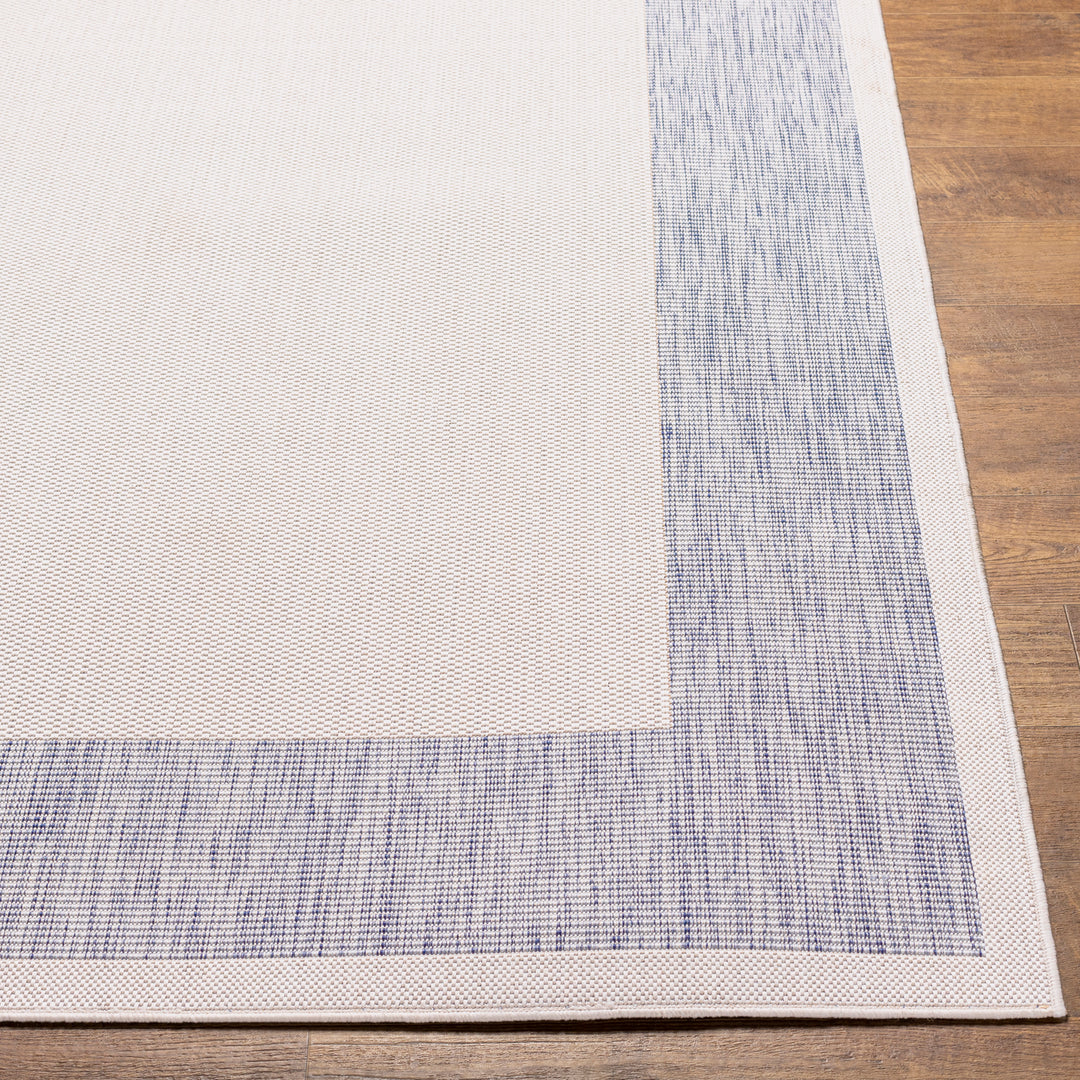 Tapis d'Extérieur/Intérieur Bleu/Ivoire Melilla