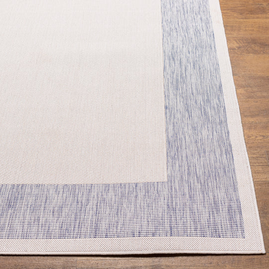 Tapis d'Extérieur/Intérieur Bleu/Ivoire Melilla