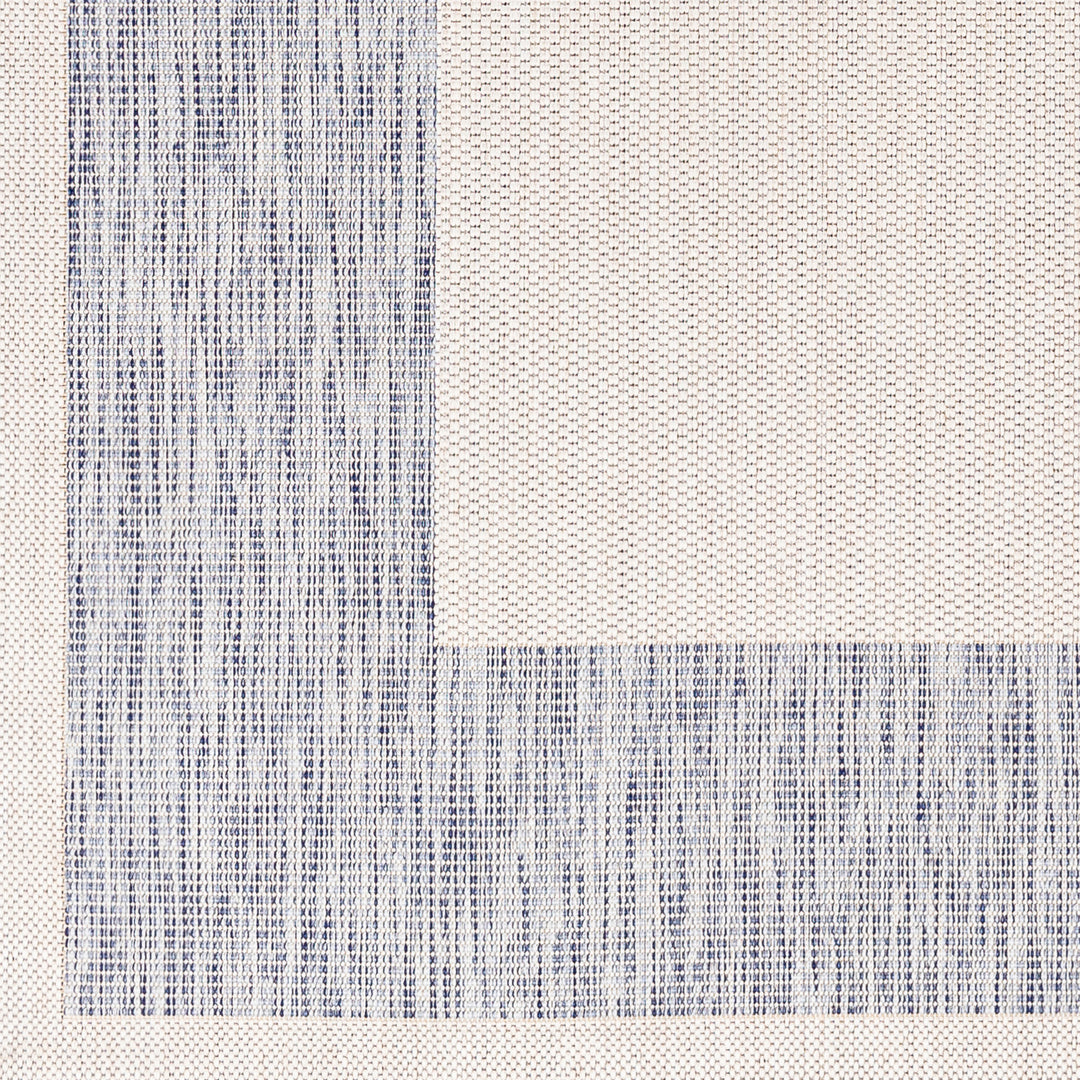 Tapis d'Extérieur/Intérieur Bleu/Ivoire Melilla