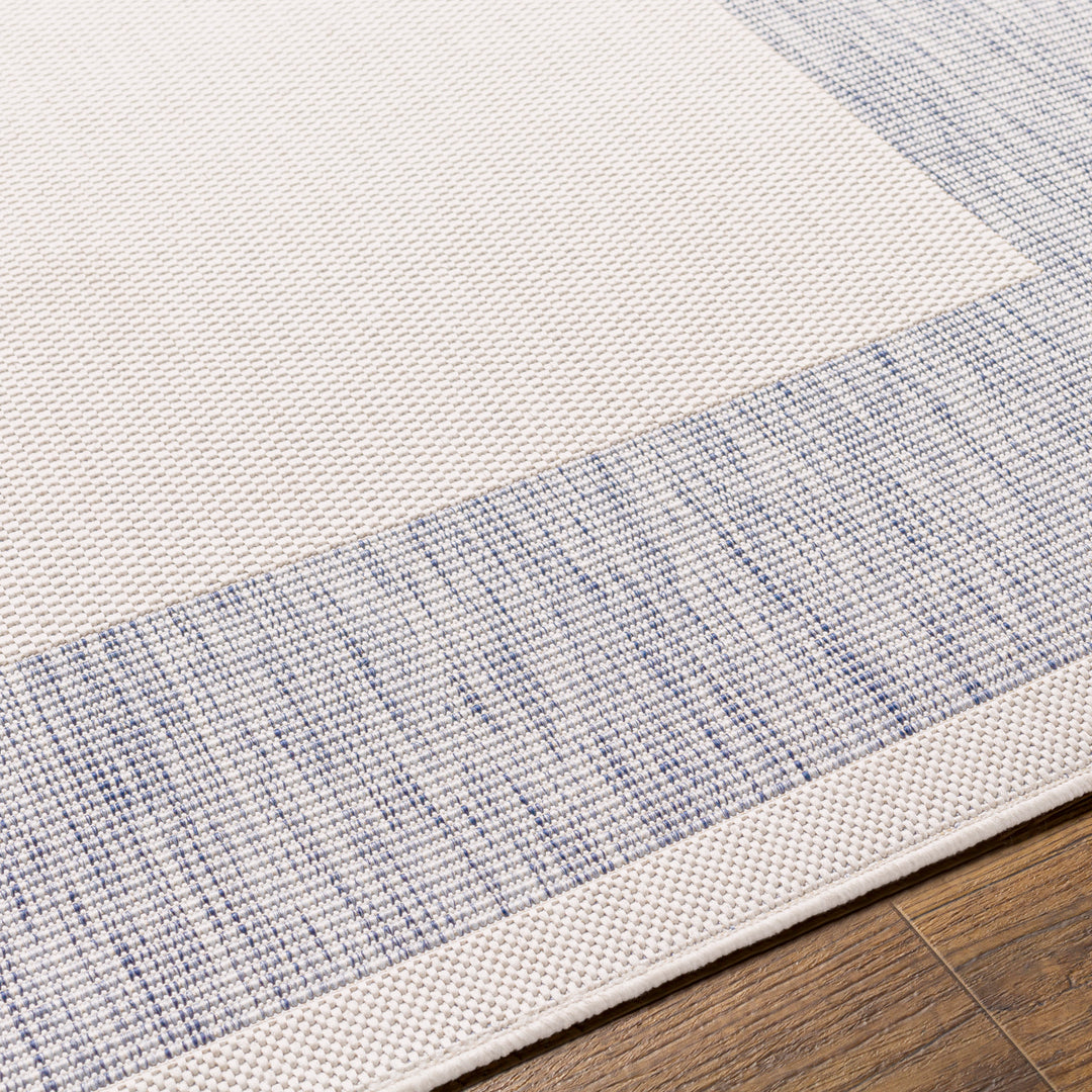 Tapis d'Extérieur/Intérieur Bleu/Ivoire Melilla