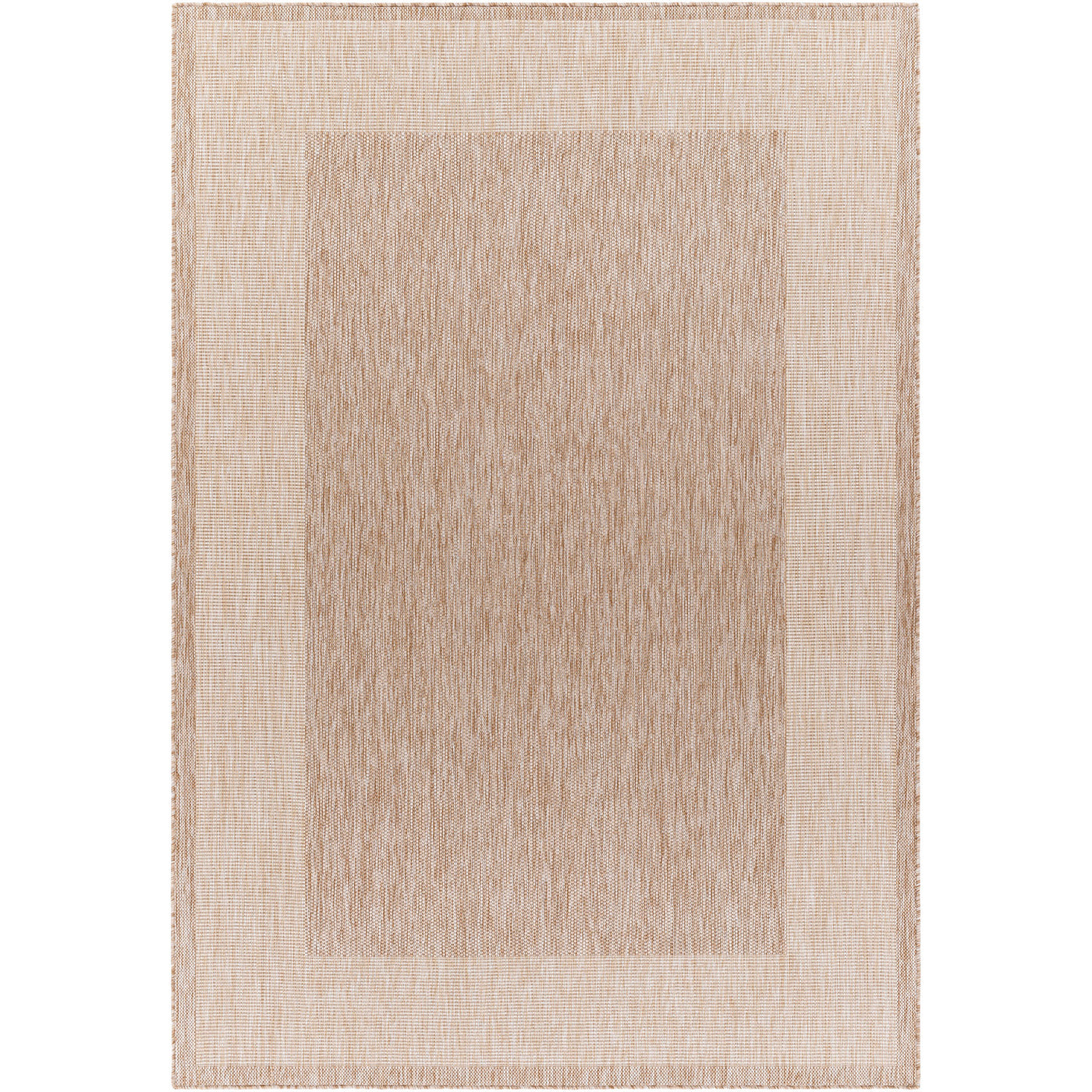 Tapis d'Extérieur/Intérieur Aspect Jute Beige/Ivoire Melilla
