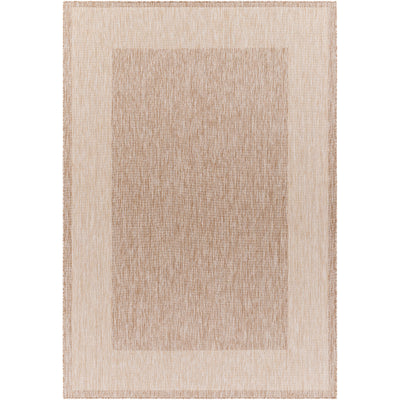 Tapis d'Extérieur/Intérieur Aspect Jute Beige/Ivoire Melilla