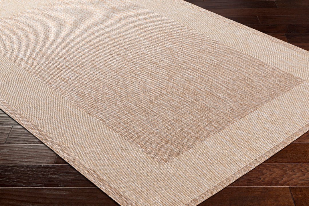 Tapis d'Extérieur/Intérieur Aspect Jute Beige/Ivoire Melilla