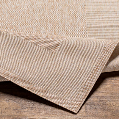 Tapis d'Extérieur/Intérieur Aspect Jute Beige/Ivoire Melilla