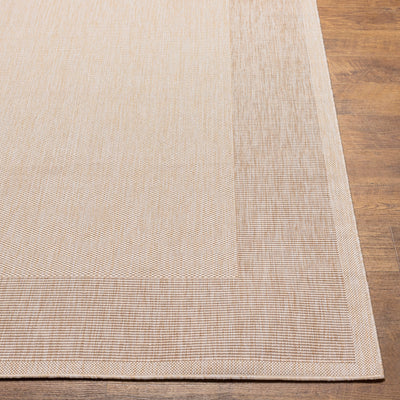 Tapis d'Extérieur/Intérieur Aspect Jute Beige/Ivoire Melilla