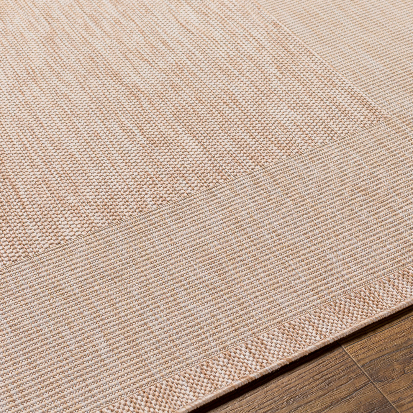 Tapis d'Extérieur/Intérieur Aspect Jute Beige/Ivoire Melilla