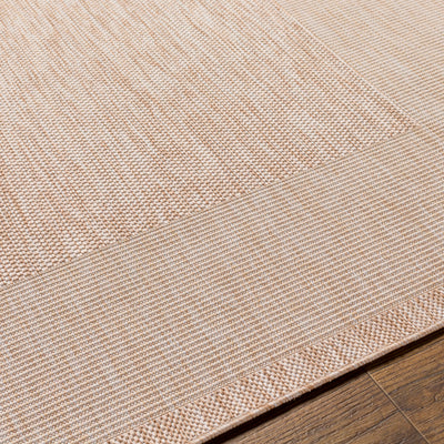 Tapis d'Extérieur/Intérieur Aspect Jute Beige/Ivoire Melilla