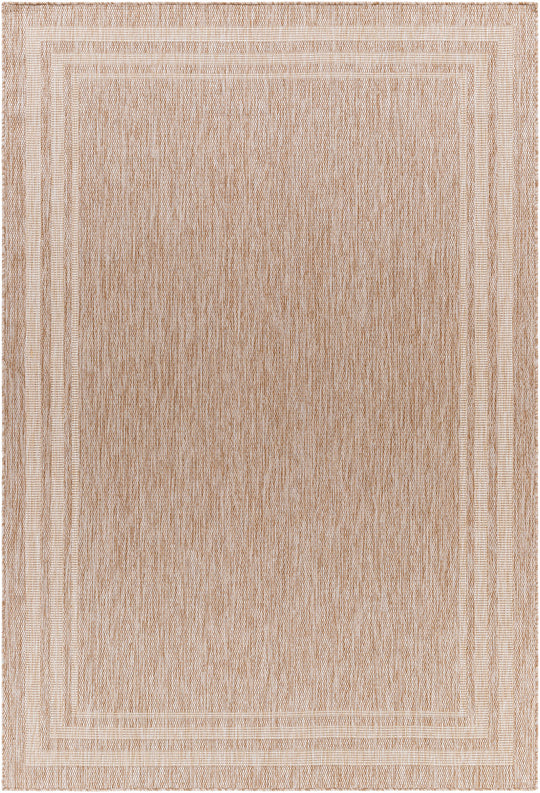Tapis d'Extérieur/Intérieur Aspect Jute Beige/Ivoire  Lenon