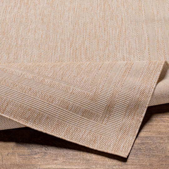 Tapis d'Extérieur/Intérieur Aspect Jute Beige/Ivoire  Lenon