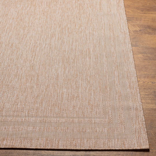 Tapis d'Extérieur/Intérieur Aspect Jute Beige/Ivoire  Lenon