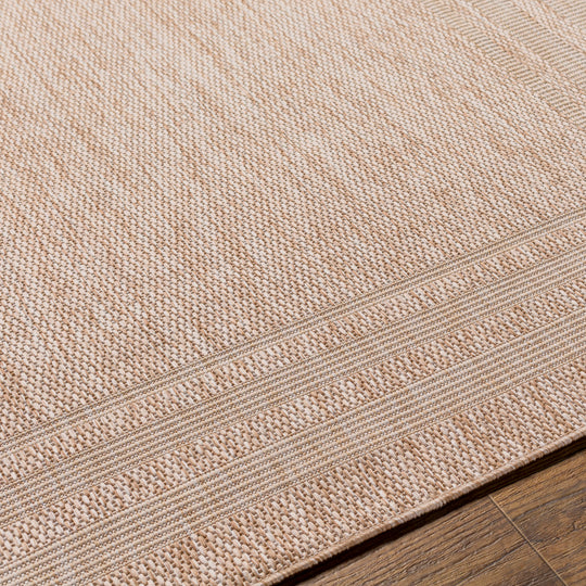Tapis d'Extérieur/Intérieur Aspect Jute Beige/Ivoire  Lenon
