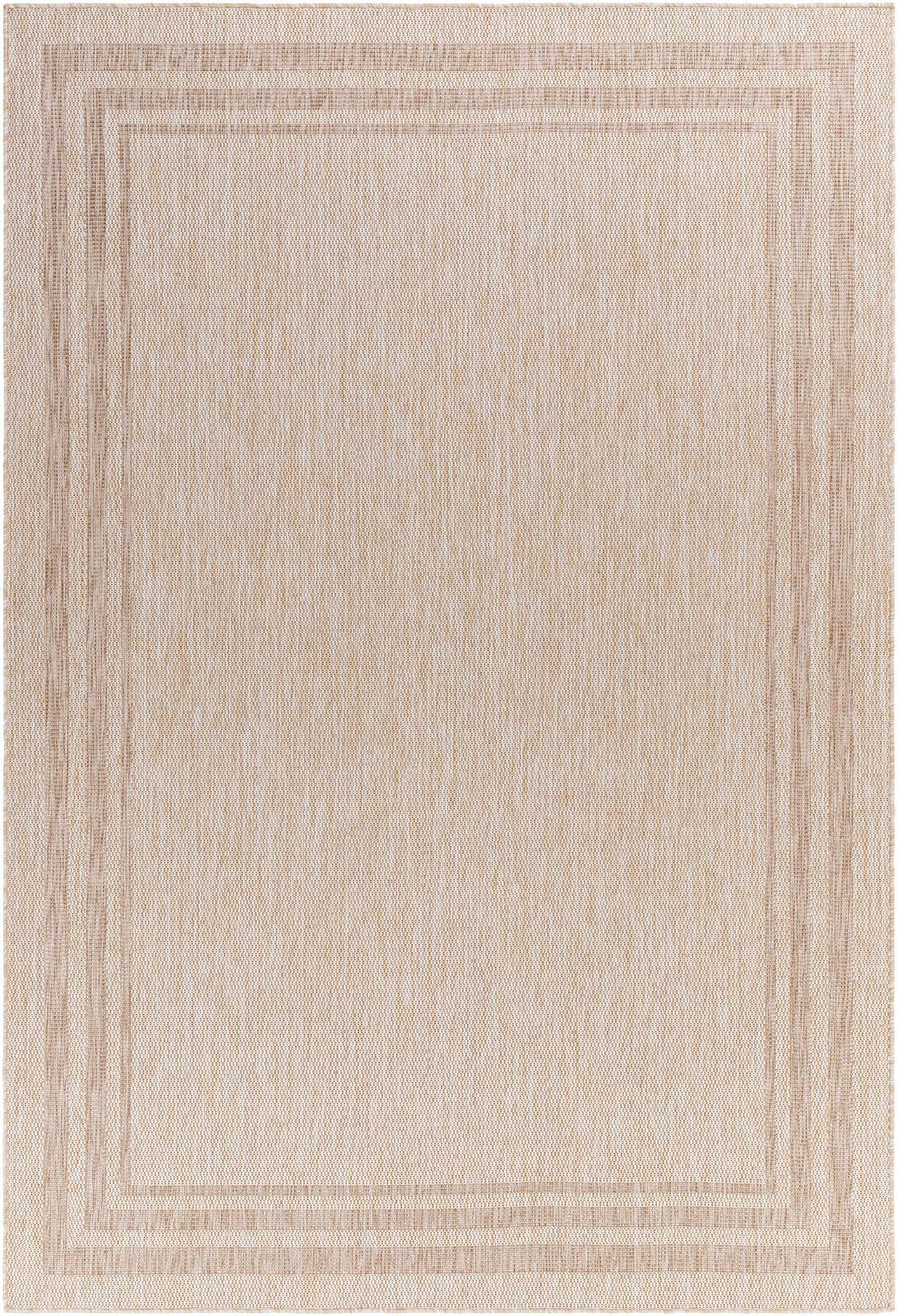 LENON Tapis d'Extérieur/Intérieur Aspect Jute Beige/Ivoire 160x213