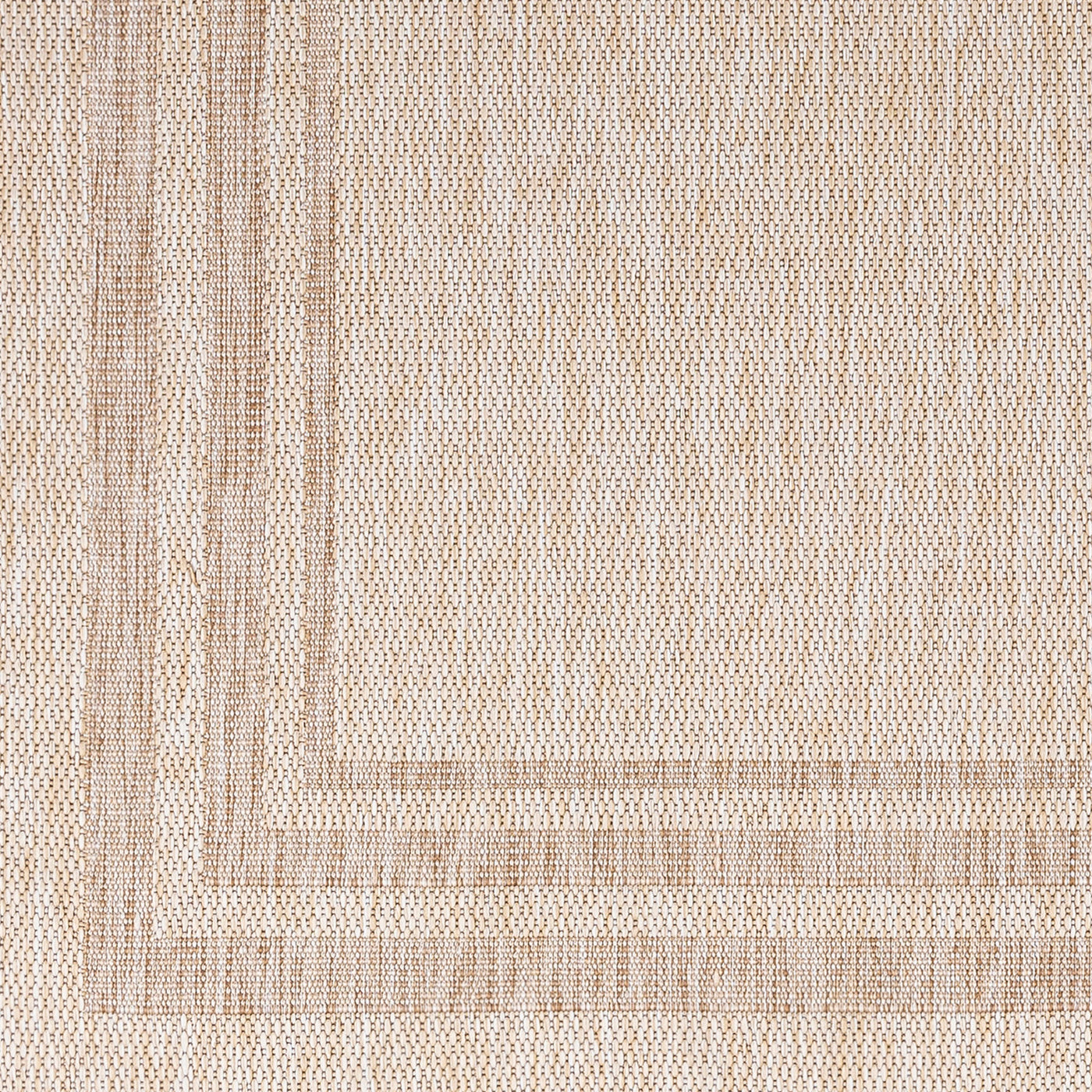 LENON Tapis d'Extérieur/Intérieur Aspect Jute Beige/Ivoire 160x213