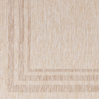 LENON Tapis d'Extérieur/Intérieur Aspect Jute Beige/Ivoire 160x213