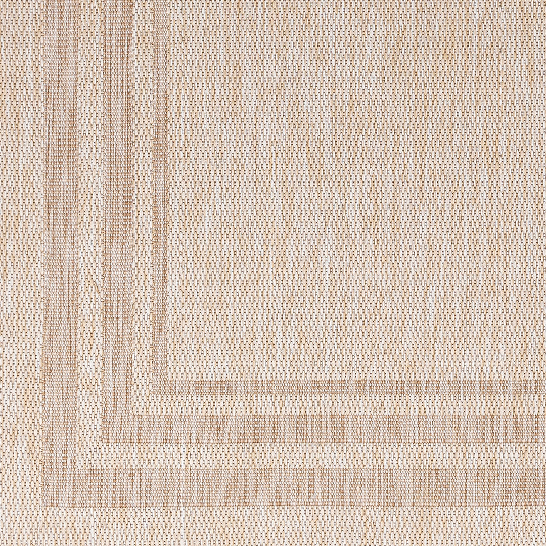 LENON Tapis d'Extérieur/Intérieur Aspect Jute Beige/Ivoire 200x275