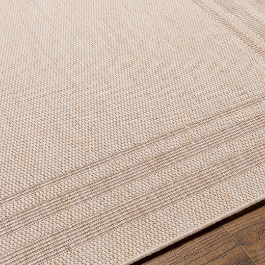 LENON Tapis d'Extérieur/Intérieur Aspect Jute Beige/Ivoire 200x275