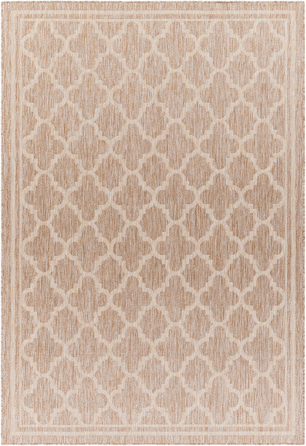 Tapis d'Extérieur/Intérieur Aspect Jute Beige/Ivoire  Oran