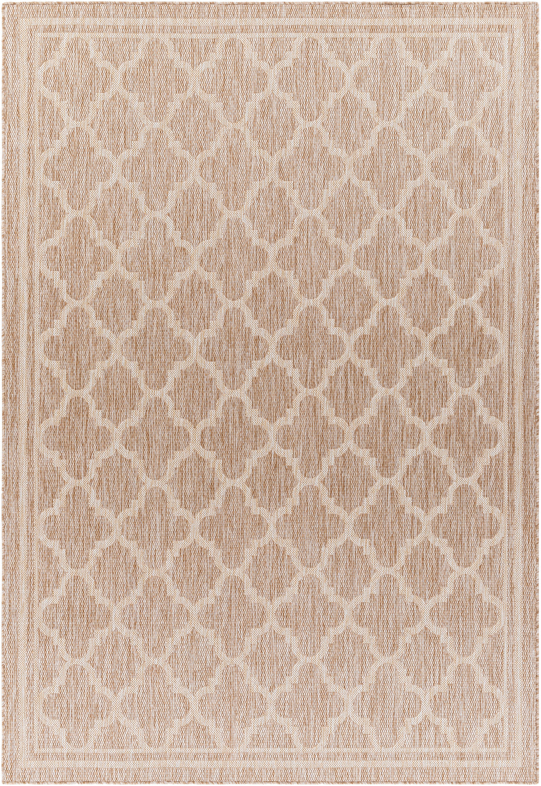 Tapis d'Extérieur/Intérieur Aspect Jute Beige/Ivoire  Oran