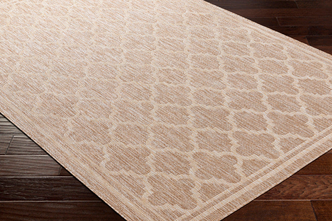 Tapis d'Extérieur/Intérieur Aspect Jute Beige/Ivoire  Oran
