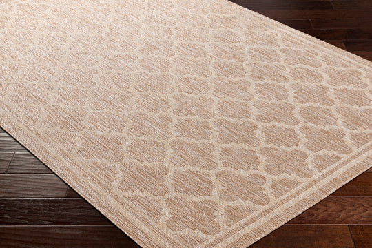 Tapis d'Extérieur/Intérieur Aspect Jute Beige/Ivoire  Oran