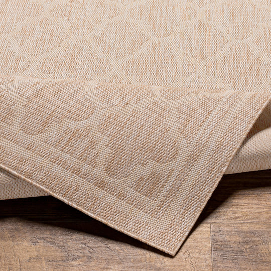 Tapis d'Extérieur/Intérieur Aspect Jute Beige/Ivoire  Oran