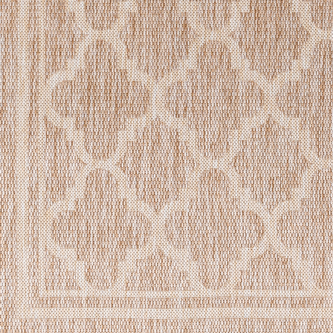 Tapis d'Extérieur/Intérieur Aspect Jute Beige/Ivoire  Oran