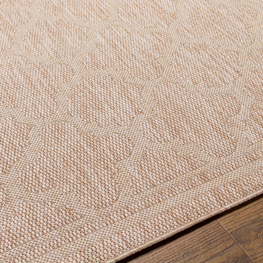 Tapis d'Extérieur/Intérieur Aspect Jute Beige/Ivoire  Oran