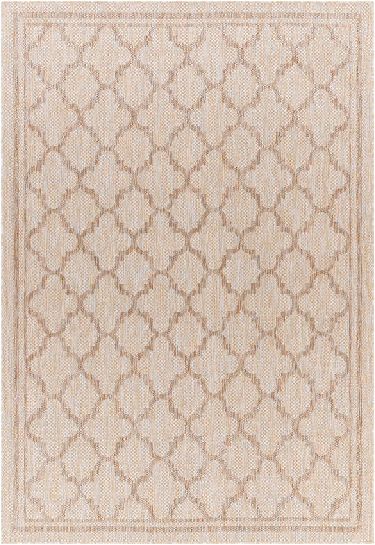 ORAN Tapis d'Extérieur/Intérieur Aspect Jute Beige/Ivoire 160x213