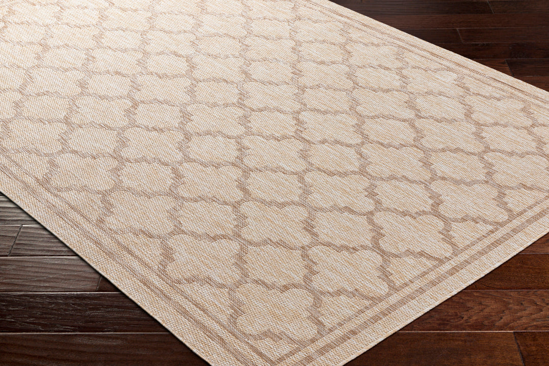 ORAN Tapis d'Extérieur/Intérieur Aspect Jute Beige/Ivoire 160x213