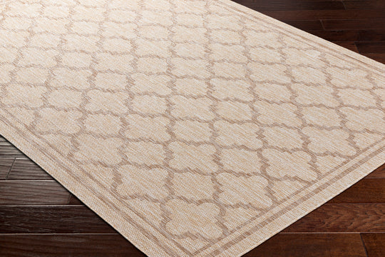 ORAN Tapis d'Extérieur/Intérieur Aspect Jute Beige/Ivoire 160x213