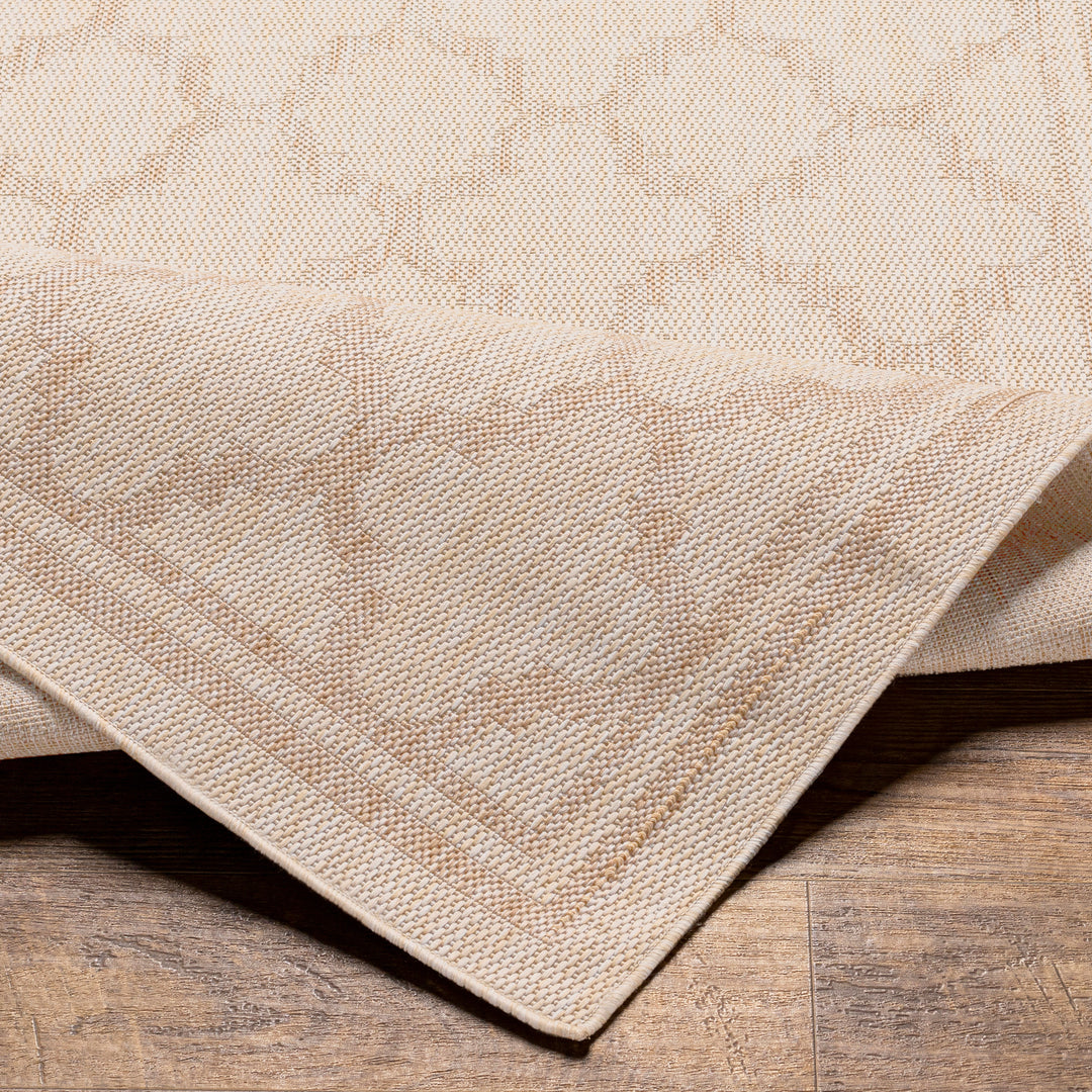 ORAN Tapis d'Extérieur/Intérieur Aspect Jute Beige/Ivoire 160x213