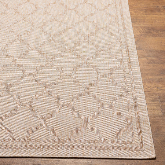 ORAN Tapis d'Extérieur/Intérieur Aspect Jute Beige/Ivoire 160x213