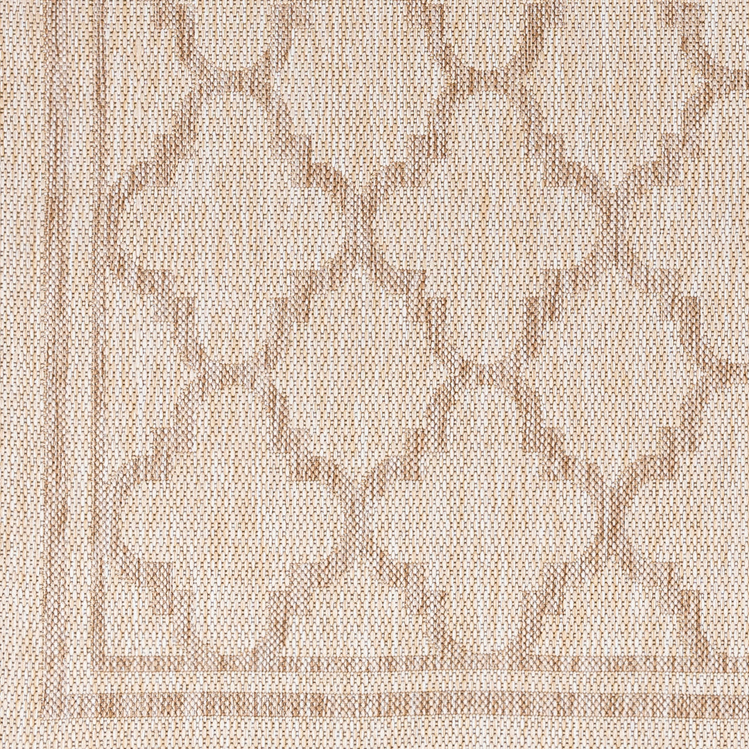 ORAN Tapis d'Extérieur/Intérieur Aspect Jute Beige/Ivoire 160x213