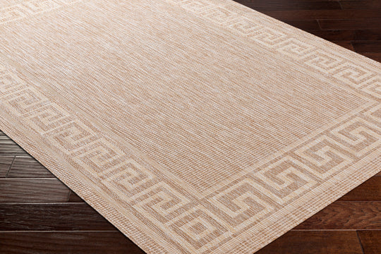 Tapis d'Extérieur/Intérieur Aspect Jute Beige/Ivoire 6 Athens
