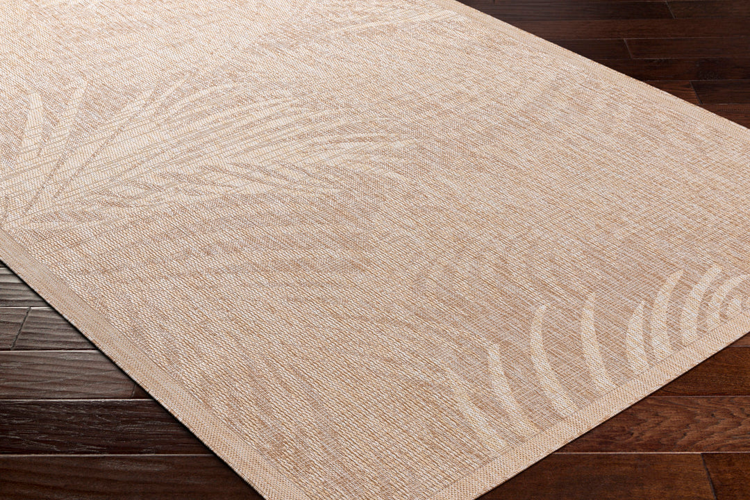 LINZ Tapis d'Extérieur/Intérieur Aspect Jute Beige/Ivoire 160x213