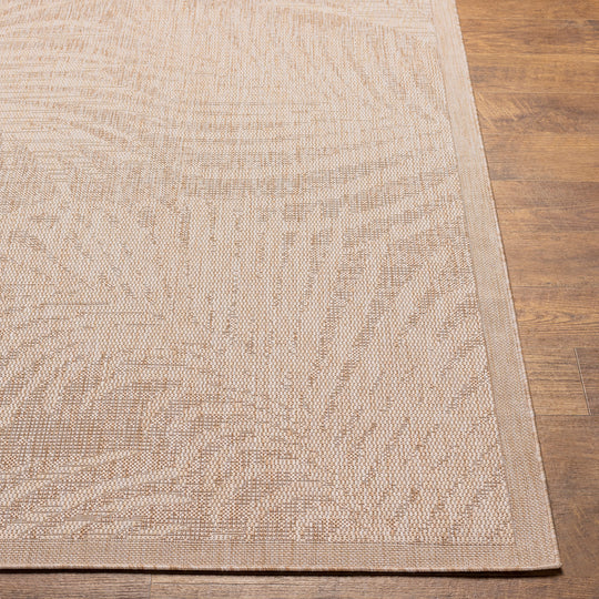 LINZ Tapis d'Extérieur/Intérieur Aspect Jute Beige/Ivoire 160x213