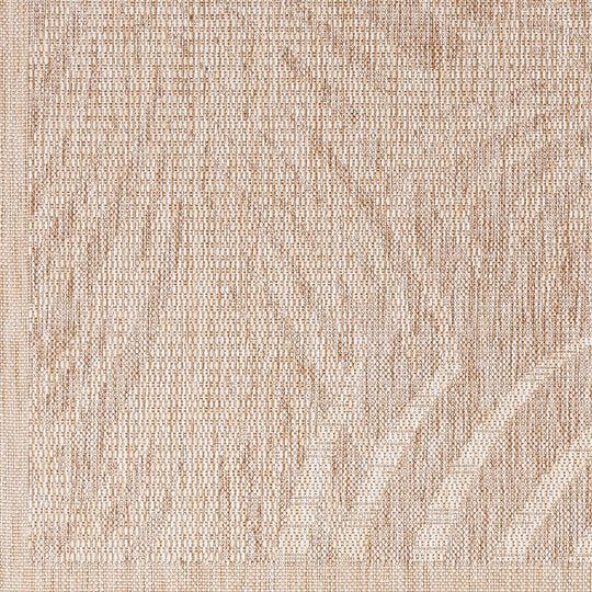 Tapis d'Extérieur/Intérieur Aspect Jute Beige/Ivoire 7 Linz