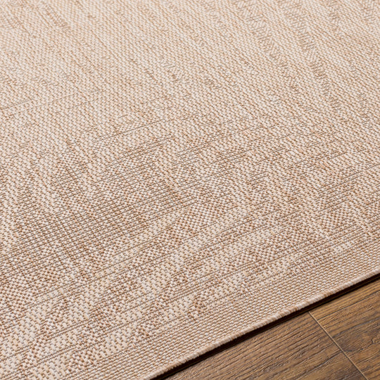 Tapis d'Extérieur/Intérieur Aspect Jute Beige/Ivoire 7 Linz