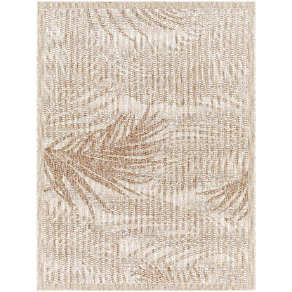 Tapis d'Extérieur/Intérieur Aspect Jute Beige/Ivoire