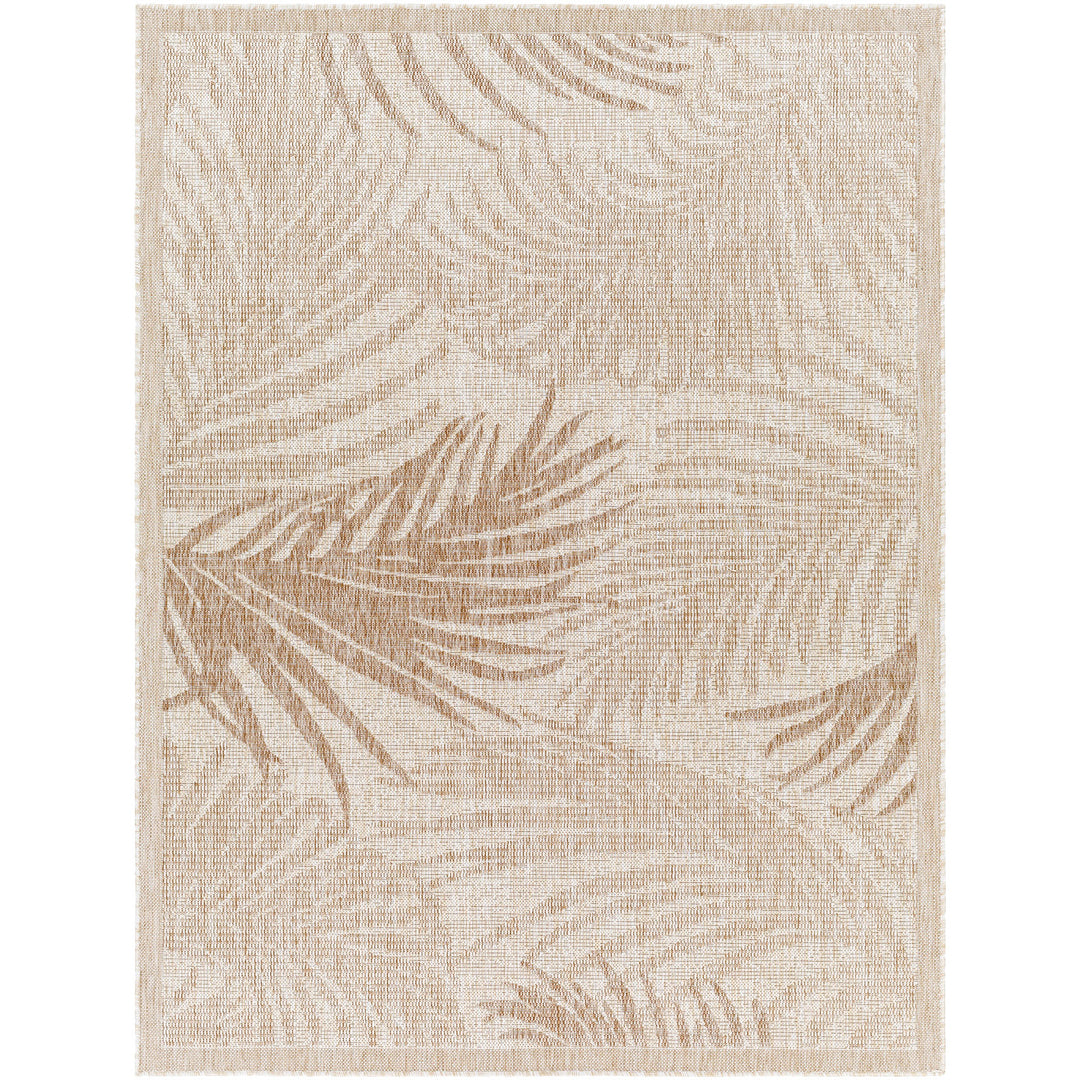 LINZ Tapis d'Extérieur/Intérieur Aspect Jute Beige/Ivoire 200x275