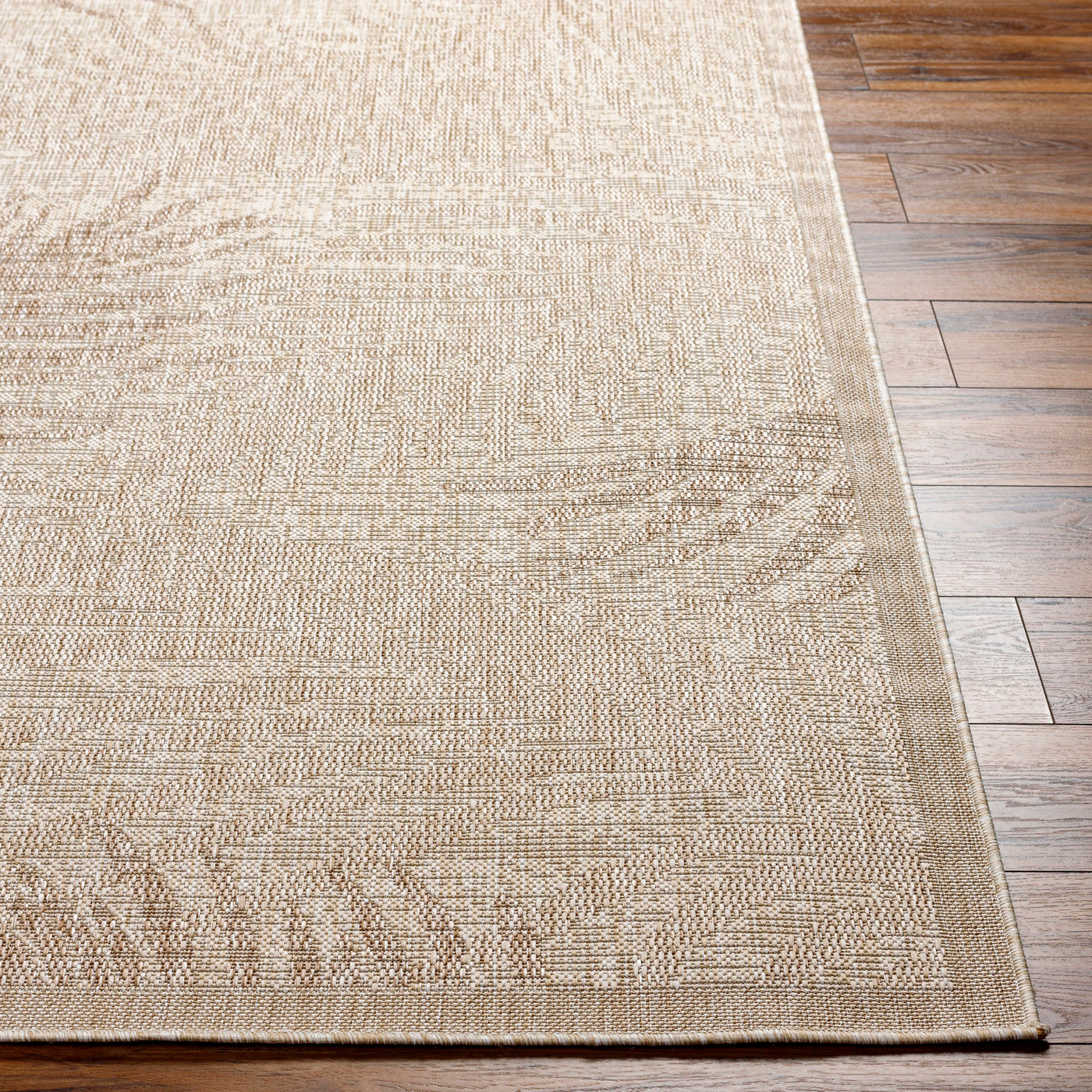 LINZ Tapis d'Extérieur/Intérieur Aspect Jute Beige/Ivoire 200x275