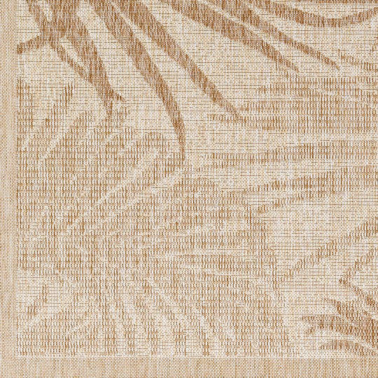 Tapis d'Extérieur/Intérieur Aspect Jute Beige/Ivoire