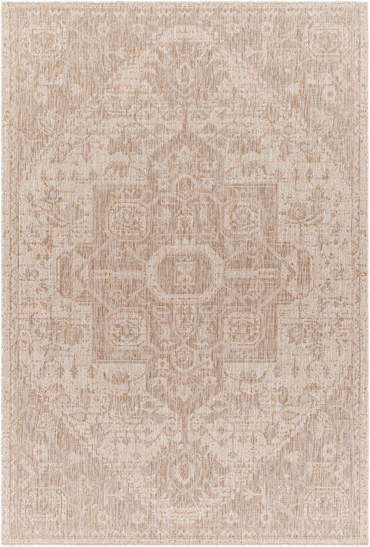 Tapis d'Extérieur/Intérieur Aspect Jute Beige/Ivoire  Lemark