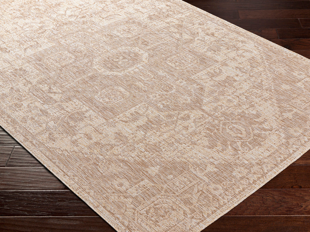 Tapis d'Extérieur/Intérieur Aspect Jute Beige/Ivoire  Lemark
