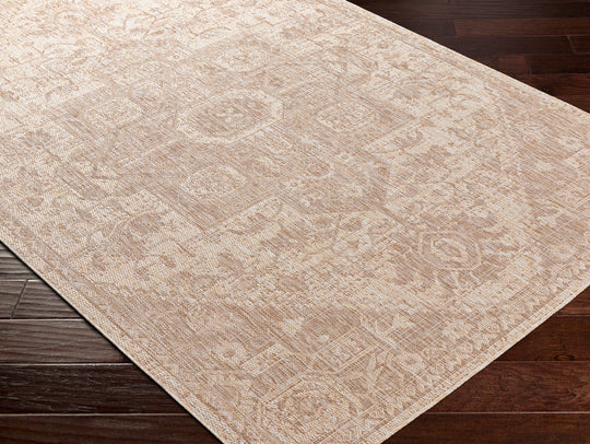 Tapis d'Extérieur/Intérieur Aspect Jute Beige/Ivoire  Lemark