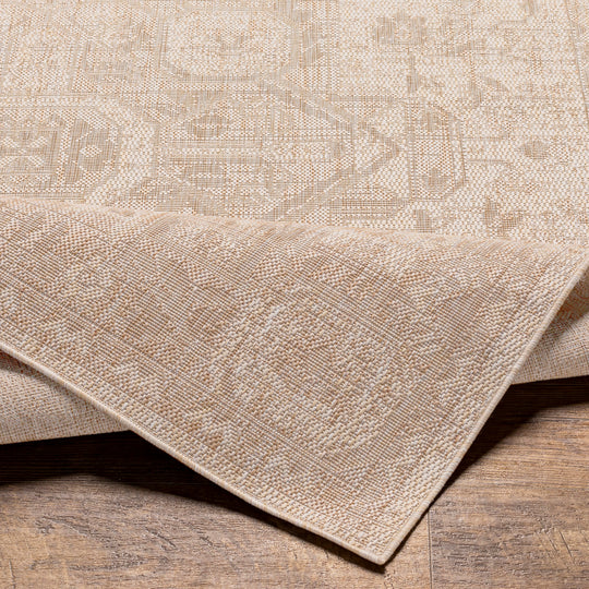 Tapis d'Extérieur/Intérieur Aspect Jute Beige/Ivoire  Lemark